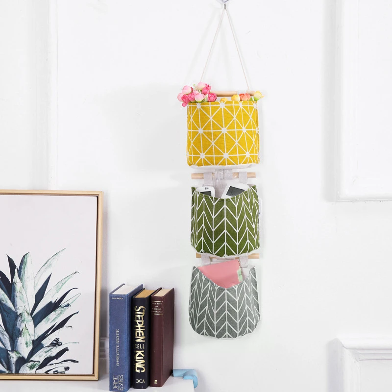 New Wall Door Hanging Storage Bag Home Organizer Toys Container Decor Pockets Pouch Multifunctional Hanging Organizers Storage