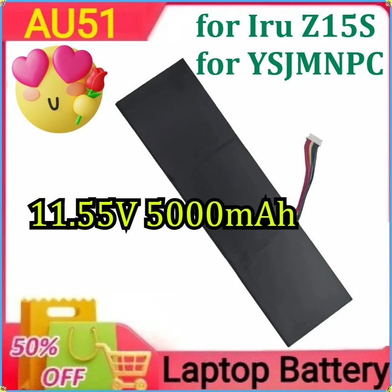 

AU51 for Iru Z15S for YSJMNPC Notebook Laptop Batteries New 11.55V 5000mAh