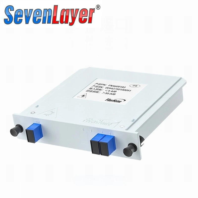 Optical Fiber Splitter 1-2 1-4 1-8 1-16 SC UPC/APC Cassette Box Plug-in Type Optical Splitter