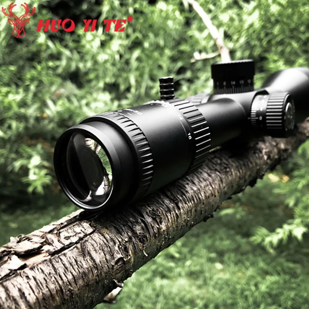 MT 4 16X50 AOL Hunting Rifle Scope Red Illuminated & Mil Dot Reticle Fully Multi Coated Lens Adjustable Optic Objective