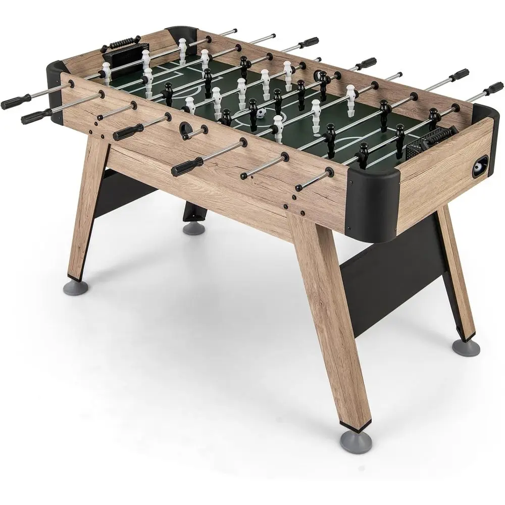 

Foosball Table for Adults, Competition Full Size Soccer Game Table with 2 Balls, 26 Players, Adjustable Leg Levelers, Arcade Foo