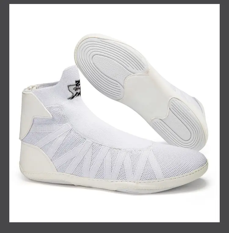 Men's Boxing Shoes Non-Slip Sports Trainers Outdoor High-Top 2025 Combat Wrestling Shoes Breathable Sports Boxing Boots