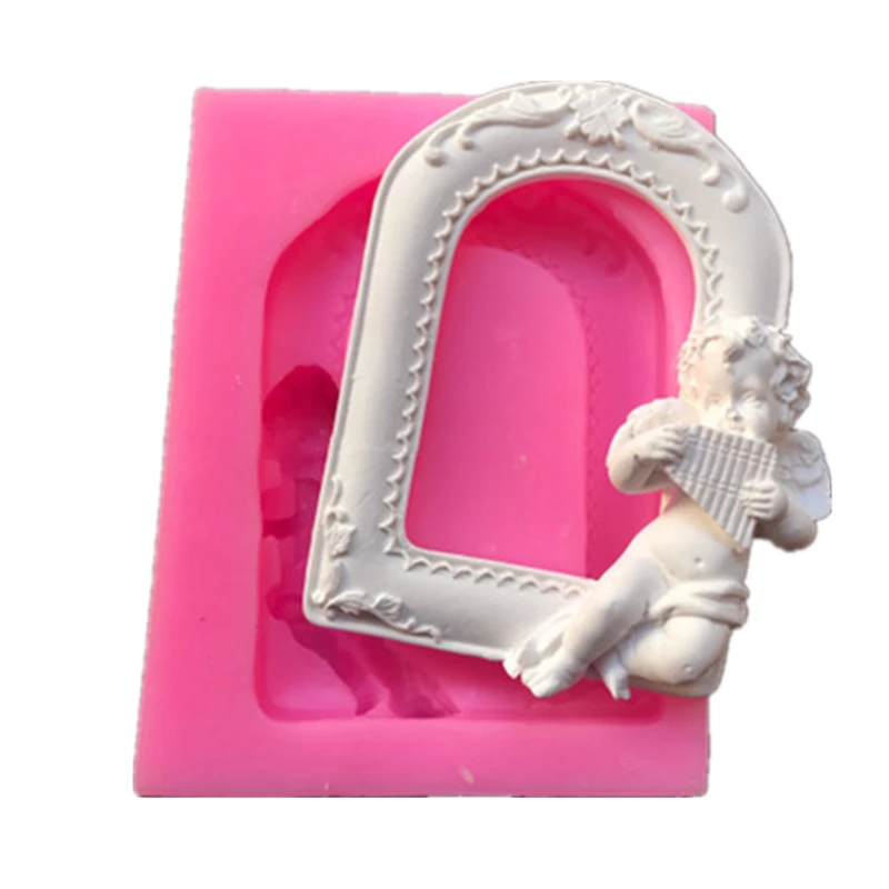 

Music Angel Silicone Molds Fondant Cake Decorating Tools,Soap Mold,Silicone Cake Mold K001