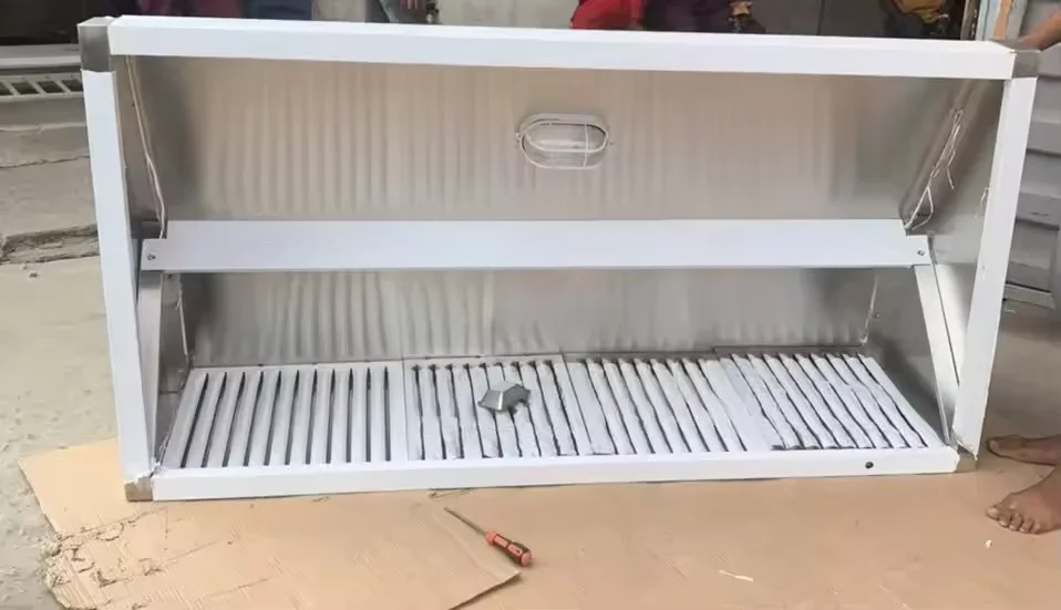 تخصيص مطعم المطبخ طباخ هود جزيرة شفاط المطبخ استخدام مرشح شفاط المطبخ الفولاذ المقاوم للصدأ التجاري