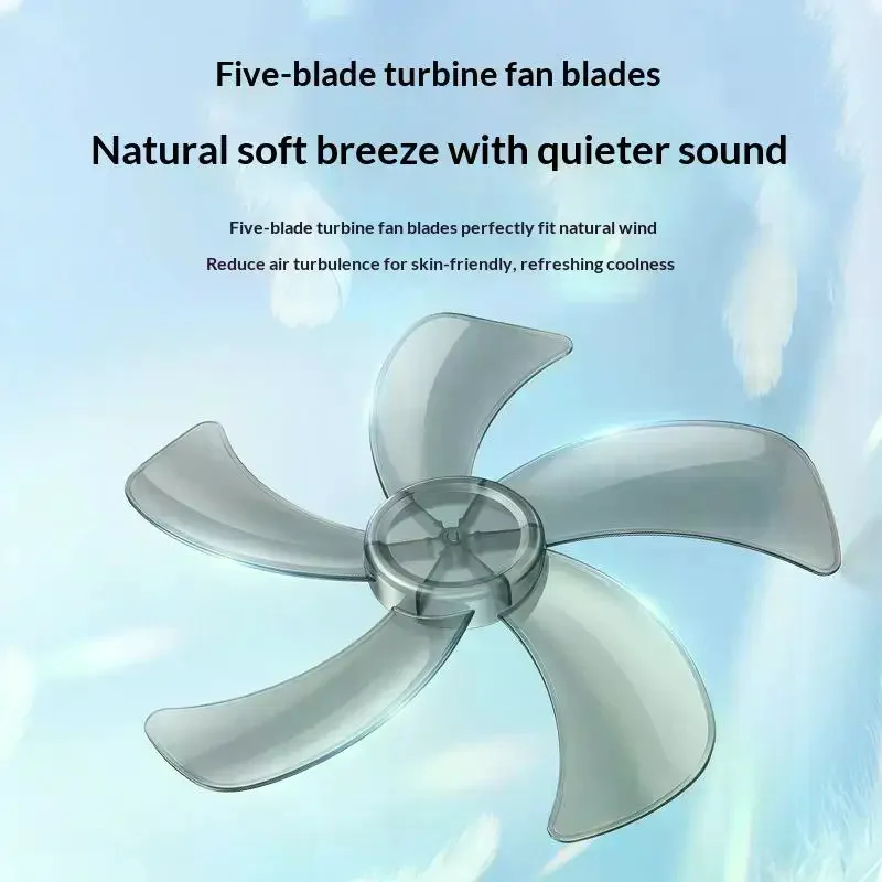 18 Inch Household Plastic Fan Blade Five Leaves For Pedestal Transparent Table Stand Fanner General Accessories