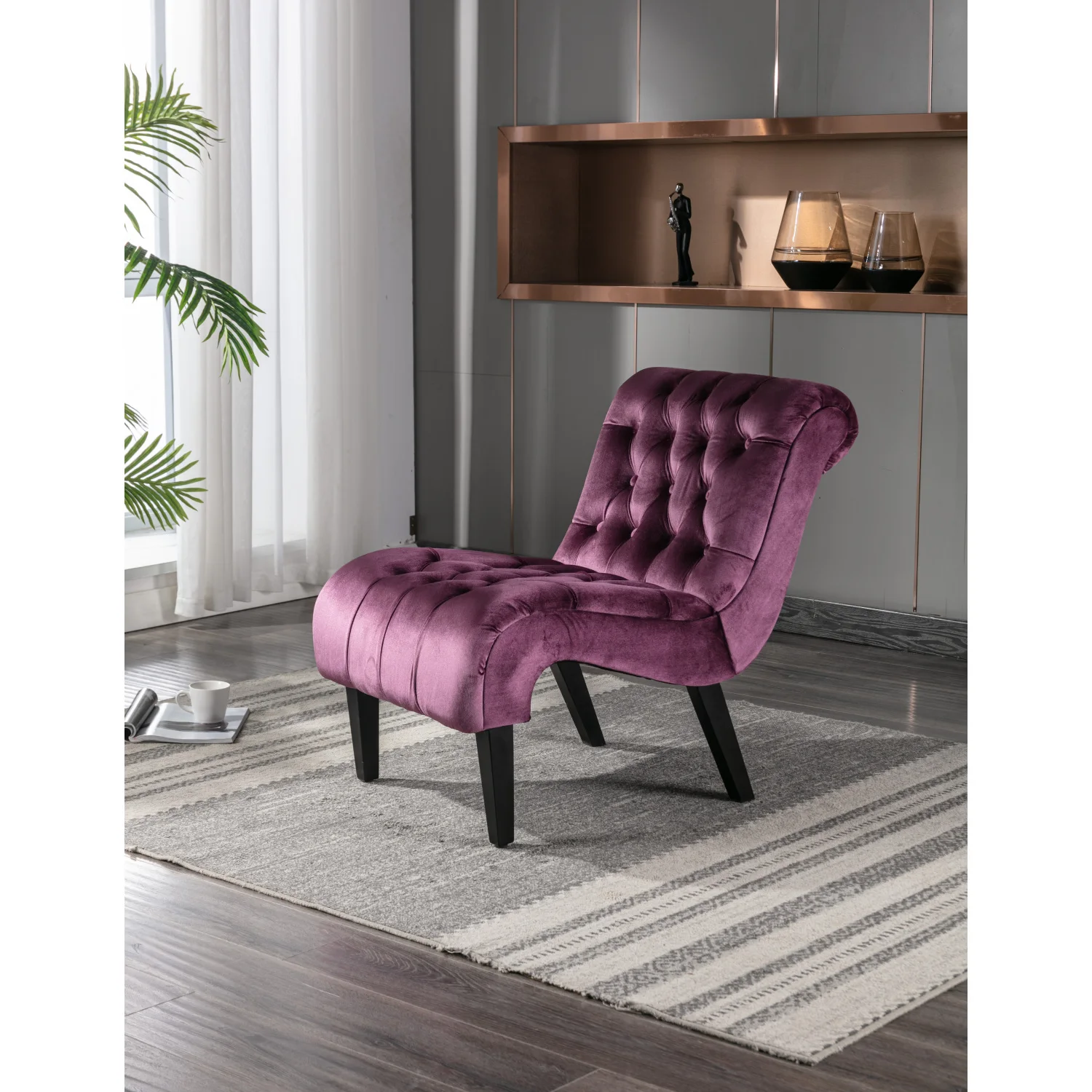 COOLMORE Accent Living Room Chair - Stylish Leisure Chair for Home Décor and Comfort