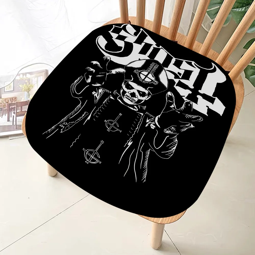 Ghost Band Kraft Tie Rope Fabric Cushion Non-slip Living Room Sofa Decor Students Stool Tatami Office Sofa Cushion