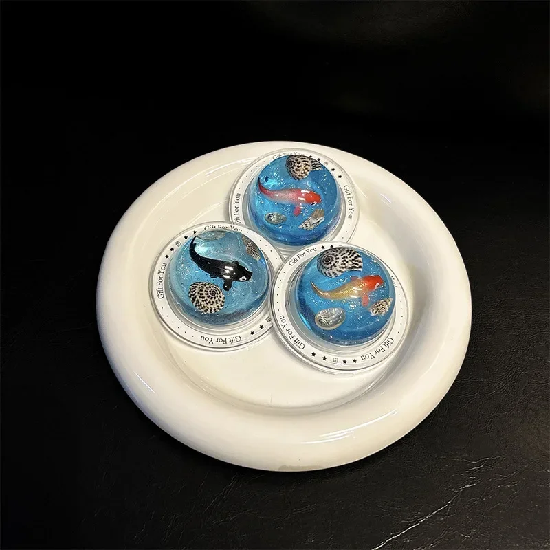 ins Conch Koi Fish Crystal Ball Phone Griptok Magnetic Holder for iPhone Samsung Universal Smart Tok Lazy Bracket For Magsafe