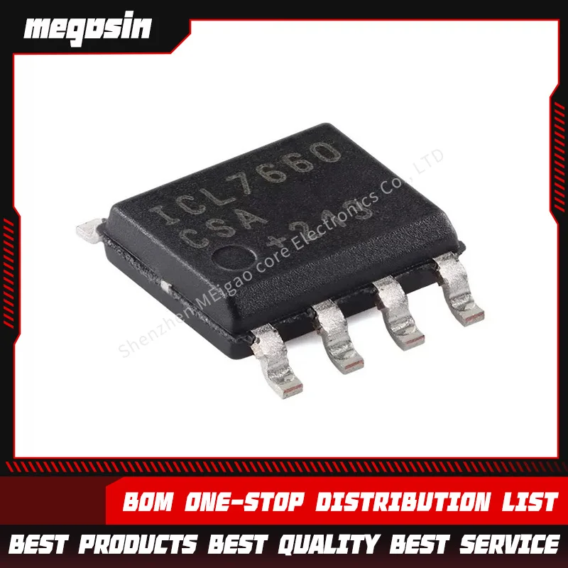 1PCS/LOT  ICL7660CSA+T ICL7660CSA ICL7660 SOIC-8 Switched-capacitor voltage converter chip
