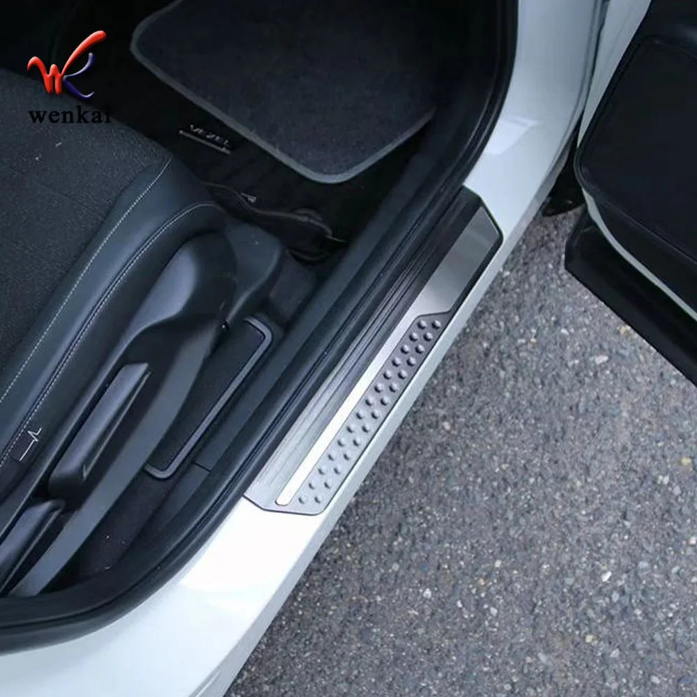 For Honda HR-V HRV Vezel 2021 2022 2023 AccessoriesDoor Sill Inside Scuff Plate Cover Child Anti-Dirty Pad Bumper Protector