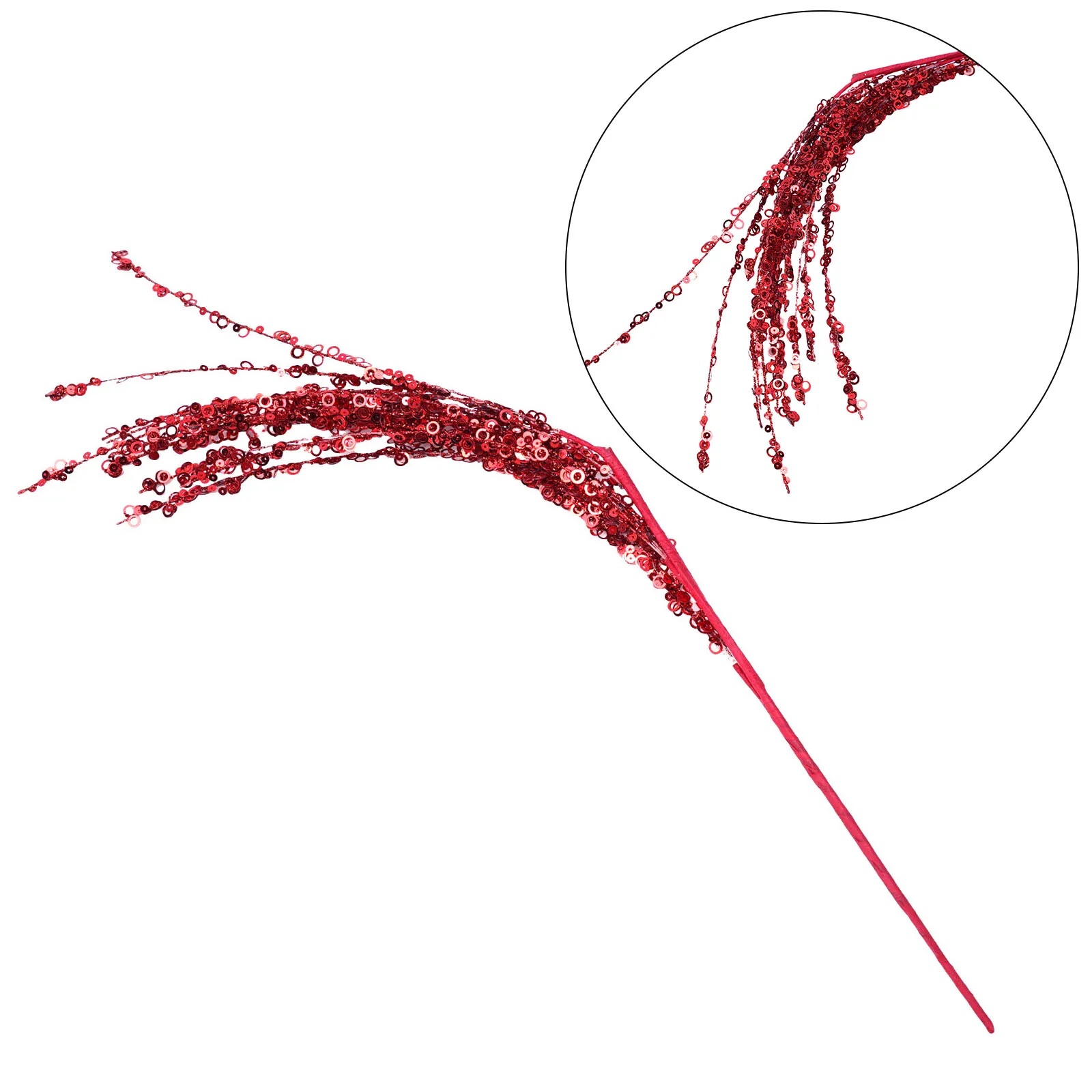 

DIY Christmas Decorations Sparkling Glitter Branches Lightweight and Easy to Use Create a Dazzling Holiday Display