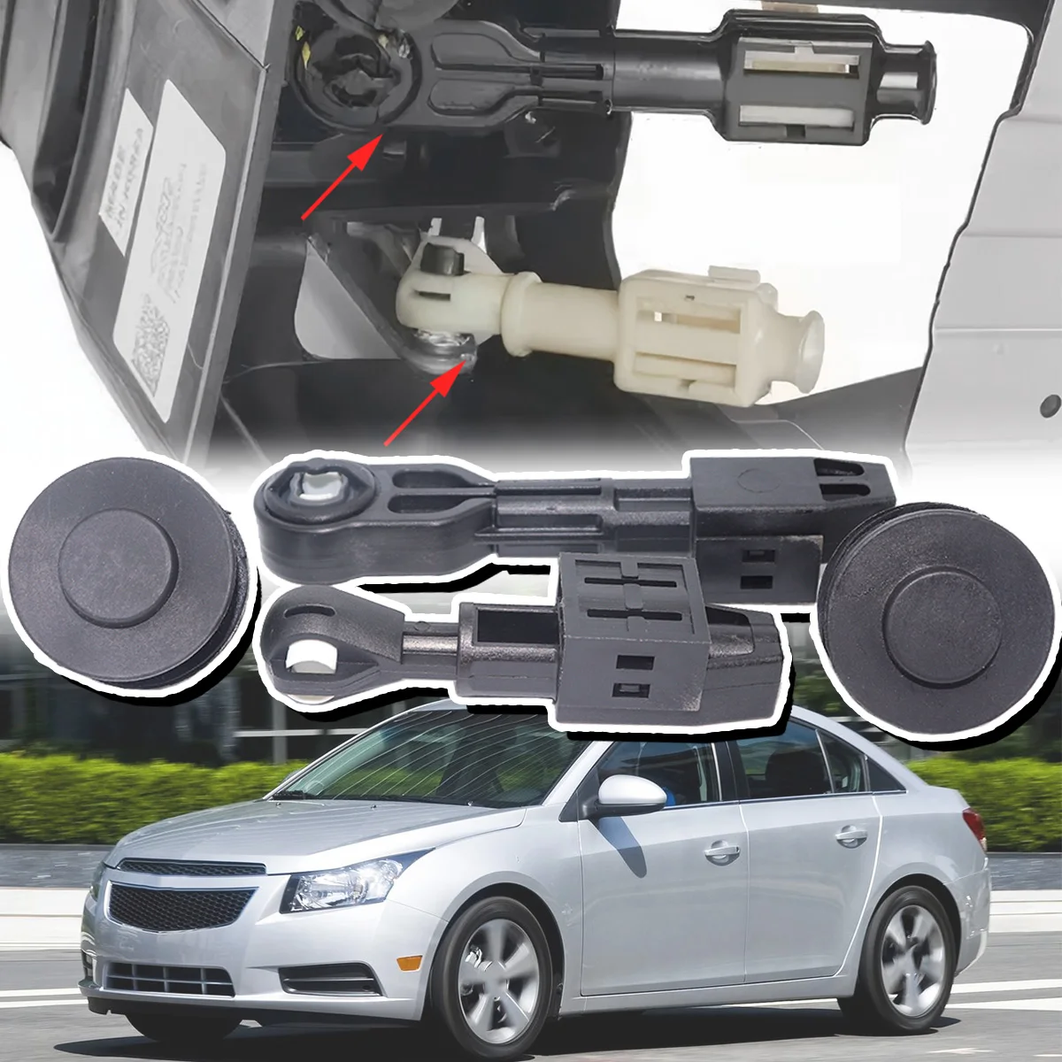 For Chevrolet Cruze J300 2008-2016 MT Gear Shift Cable Linkage End Round Rod Bushing Gearbox Shifter lever Selector Collet
