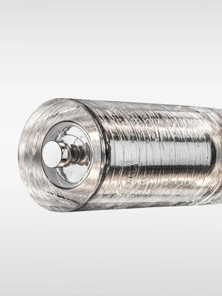 

Icicle Glass Italian Minimalist Lights Hanging Lamp LED Crystal High-end Long Bar Tea Room Table Decor Art Ceiling Chandeliers