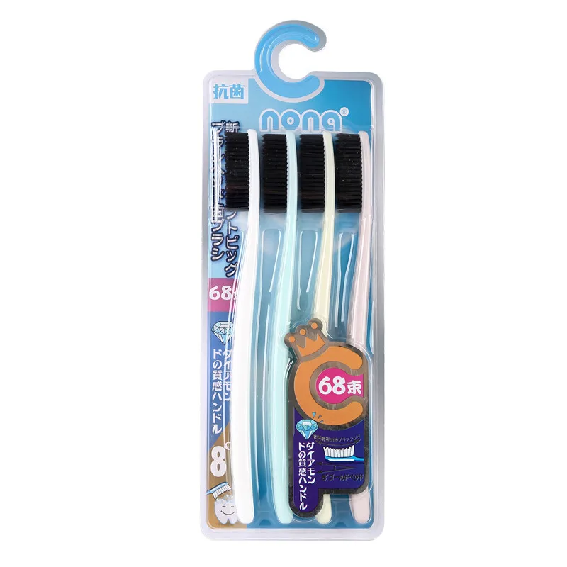 Japanese Toothbrush 4 Pack Extra Large Head Toothbrush Soft Bristles High Quality Teeth Soft