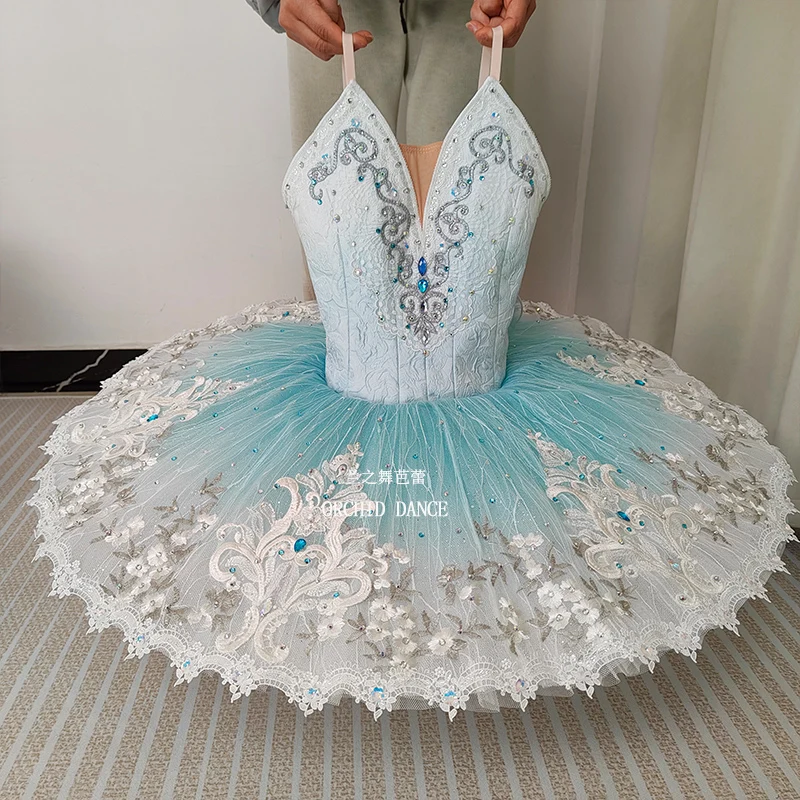 BT01211 taille personnalisée professionnelle couleur personnalisée enfants filles femmes adultes bleu Ballet Tutu Costumes