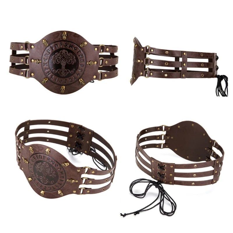 Unique Wide Waist Belt Role Playing Costume Waistband Durability Waist Belt for Medieval Costume Lover Dropshipping