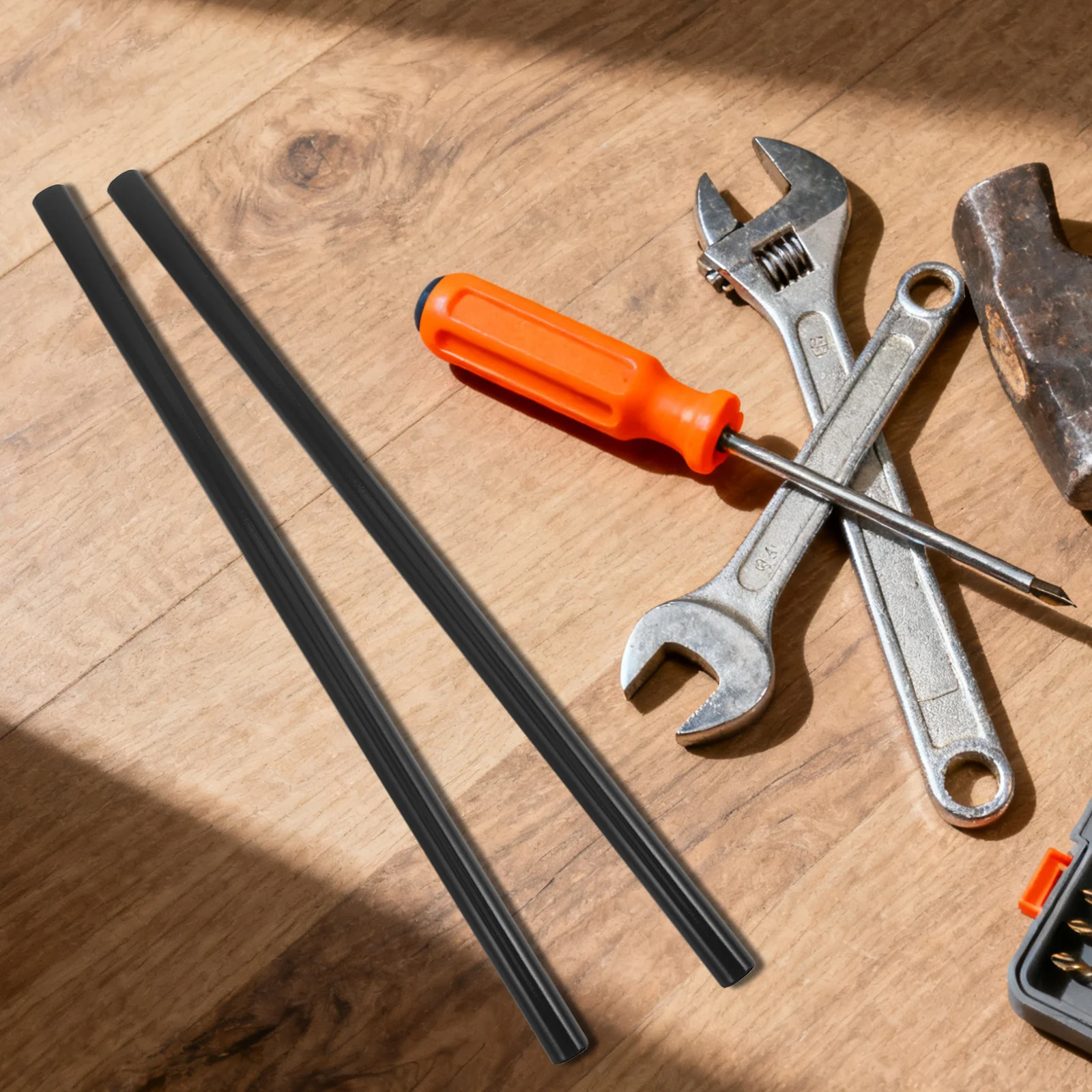 

8pcs 16Mm Diameter Black Iron Round Tube For Clothing Rack Shoe Stand Garment Hanger Assembly Tube Portable Closet Mounting