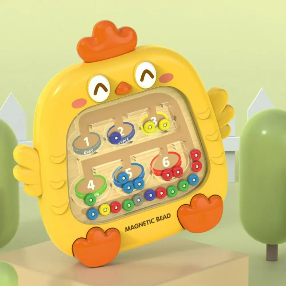 Chicken Shape Magnet Sketchpad Fine Motor Skills Intellectual Development Magnetic Maze Board Magnetic Puzzle Activity Board