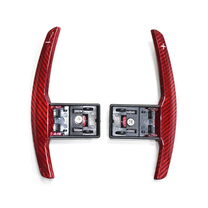 Suitable for BMW 1 2 3 4 5 6 Series M2 M3 M4 F56 R56 Red and Blue Carbon Fiber Steering Wheel Shift Paddle