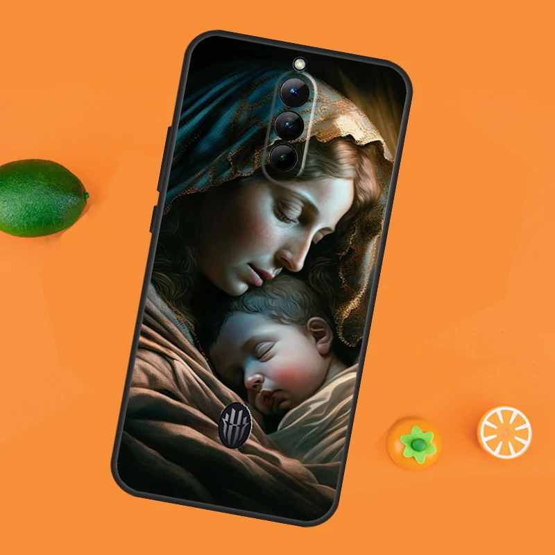 حافظة مريم العذراء وسوع لهاتف ZTE Nubia RedMagic 10 Air 5G 6 7 7S 6S Pro RedMagic 10S 9S 8s 8 9 10 Pro Plus #4
