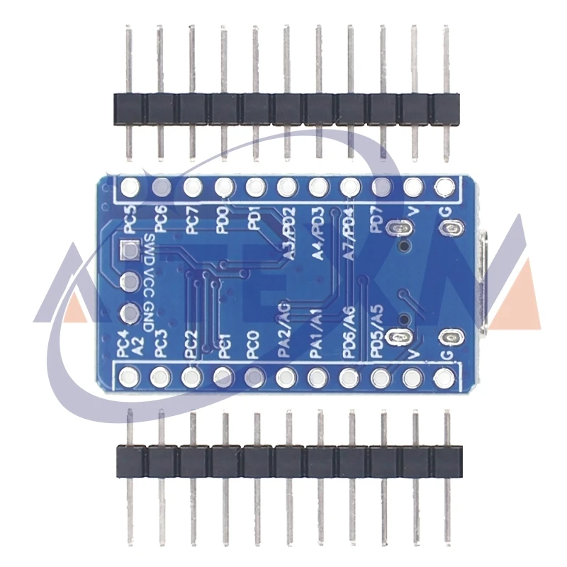 AITEXM ROBOT CH32V003 Макетная плата Минимальная системная плата Core Мини-плата RISC-V CH32V003F4P6 Модуль микроконтроллера Синий