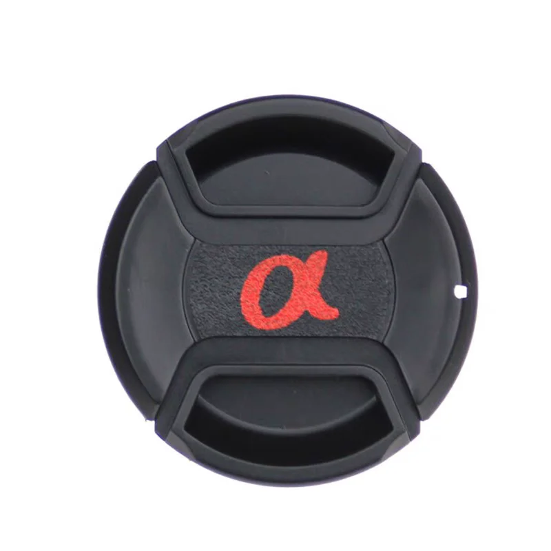 40.5 49 52 55 58 62 67 72 77 mm Lens Cap Alpha Cover for Sony NEX ILCE A6300 A6500 A7 A9 Lenses 49mm 52mm 55mm 58mm 67mm 72mm