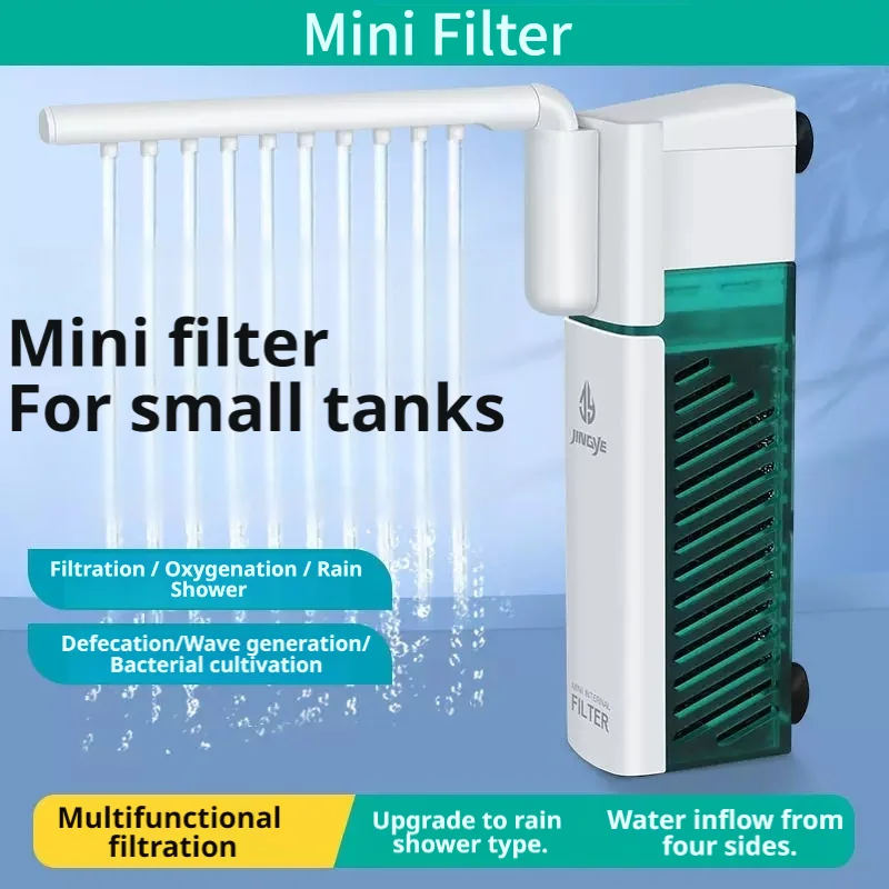 Aquarium Filter  Water Purification and Circulation 3-in-1 Turtle Tank and Fish Tank Aeration Pump  Quiet Operation 220-240V
