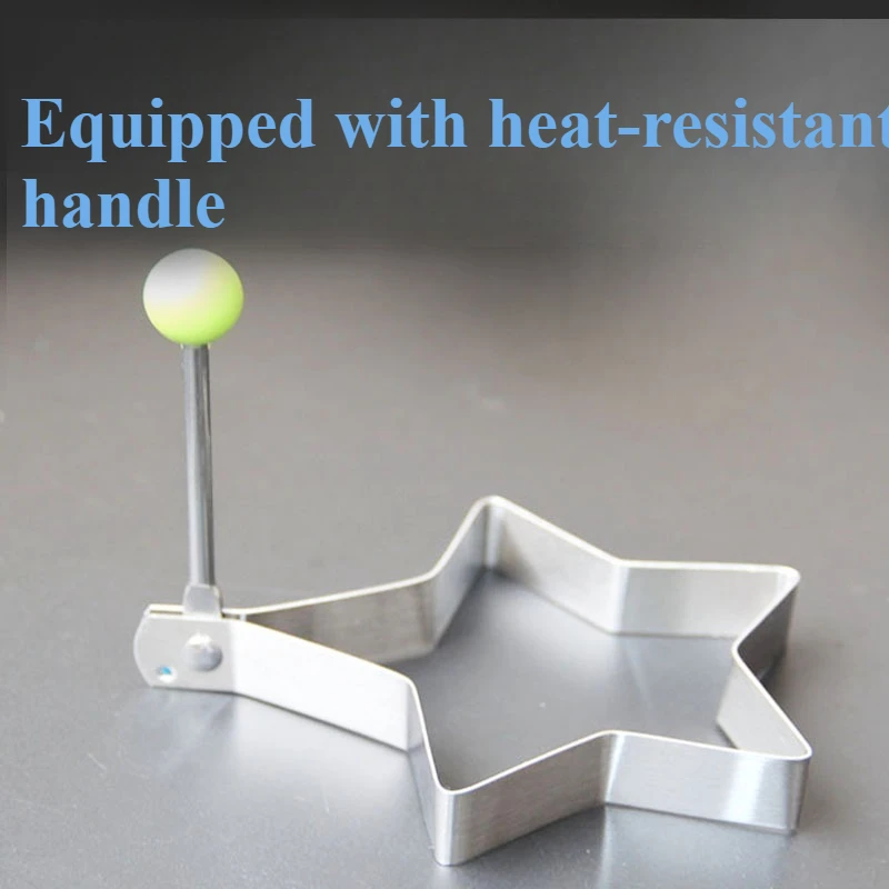 

Stainless Steel Frying Pan Model, Poached Egg Grinding Tool, Heart-shaped Frying Egg Mold, Creative Frying Pan Kitchen Tool