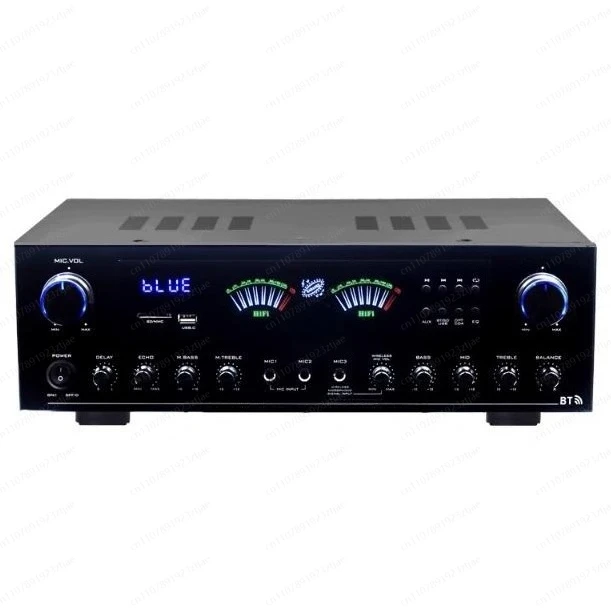 KA-8900 High-Power Power Amplifier Balanced Adjustment Ktv Audio Home Karaoke U Disk Sd Card Amplifier