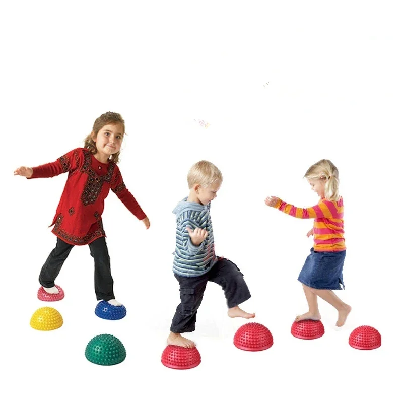 16CM Kids Toys Inflatable Ball Balance Toy Children Interactive Games Fun Sports Massage Balls Fitness Equipment Home Gym 1PCS