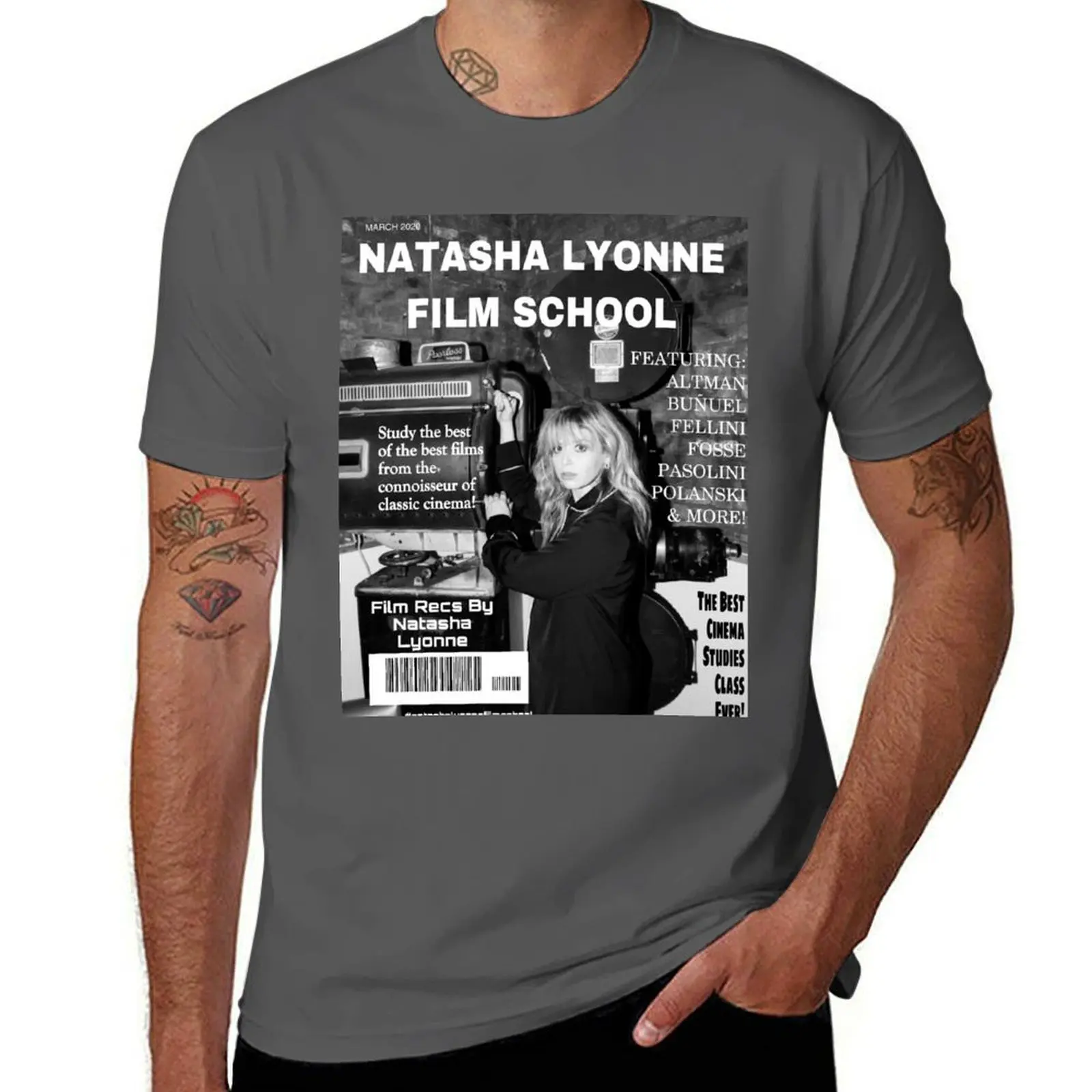 

Natasha Lyonne Film School T-Shirt Fashion Casual Short Sleeve Top