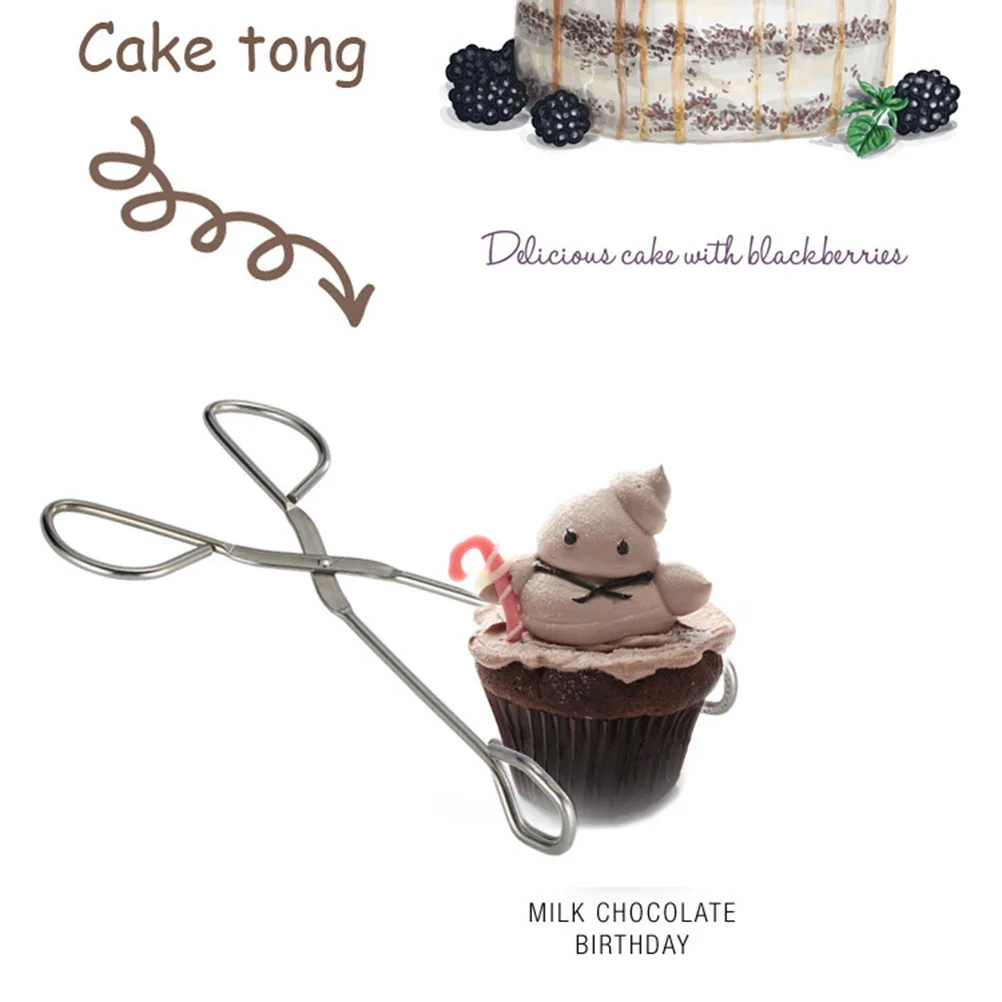 

Stainless Steel Large Bbq Clip Heat Resistant Lightweight Outdoor Barbecue Tong Strong Useful Party Tool