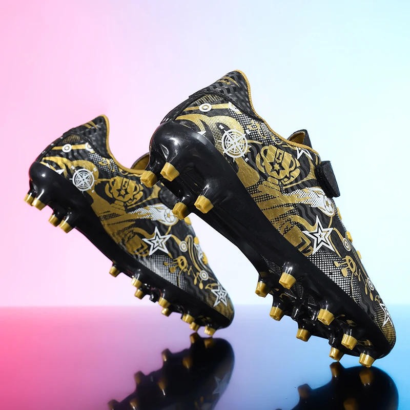 

Childrens Soccer Shoes Cleats Kids Non Slip Sneaker Original Football Shoes Professional Society Training Football Field Boots