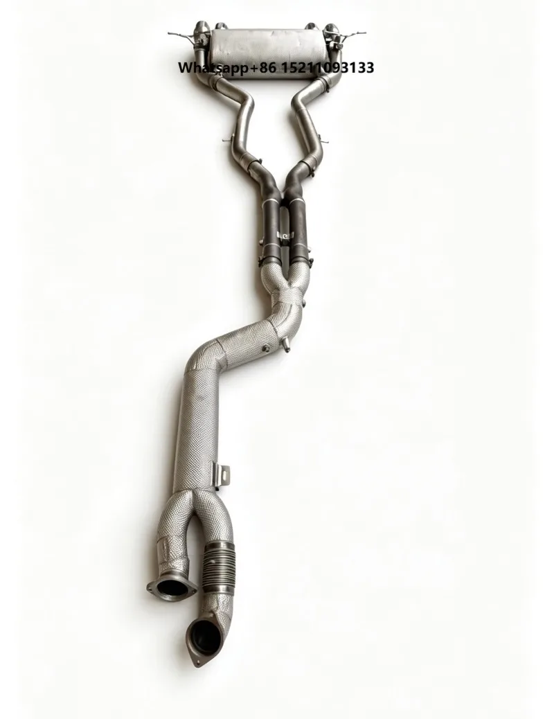 304 SS 89mm Catback Muffler Assembly