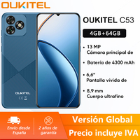 OUKITEL C53 Smartphone 6,6 inch HD + screen 4GB RAM 64GB ROM 13MP camera 3,5mm Jack Corning Gorilla Glass 5 Android 14