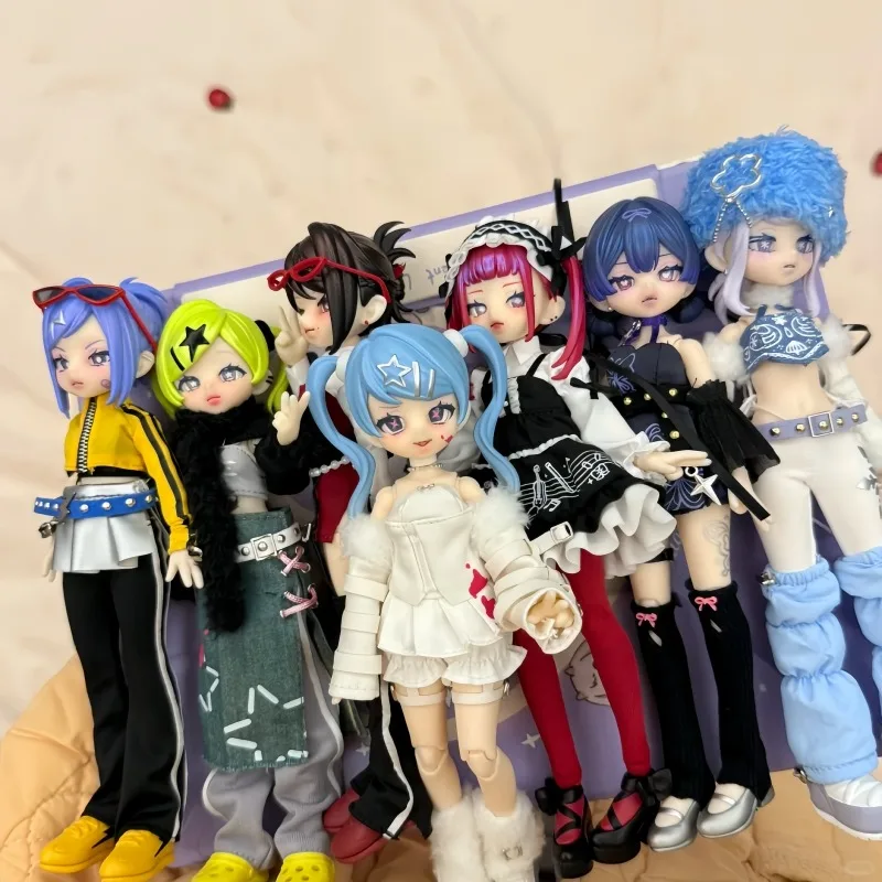 

Оригинальная серия Double-Dealers: Коллекционная кукла BJD 18 см с подвижными суставами, сюрприз-фигурка 1/8, таинственная коробка, игрушки, подарки, в наличии