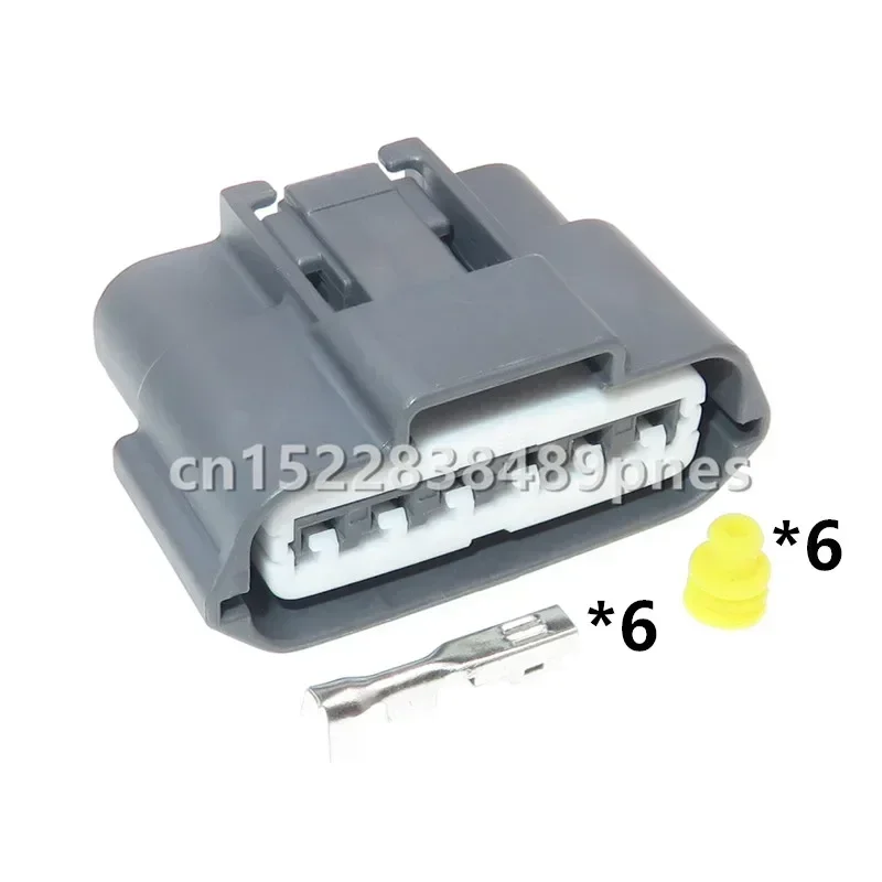 6 Pole Motorcycle Pump Wiring Harness Connector 6189-0784 For Nissan Left Rear Door Locking Device
