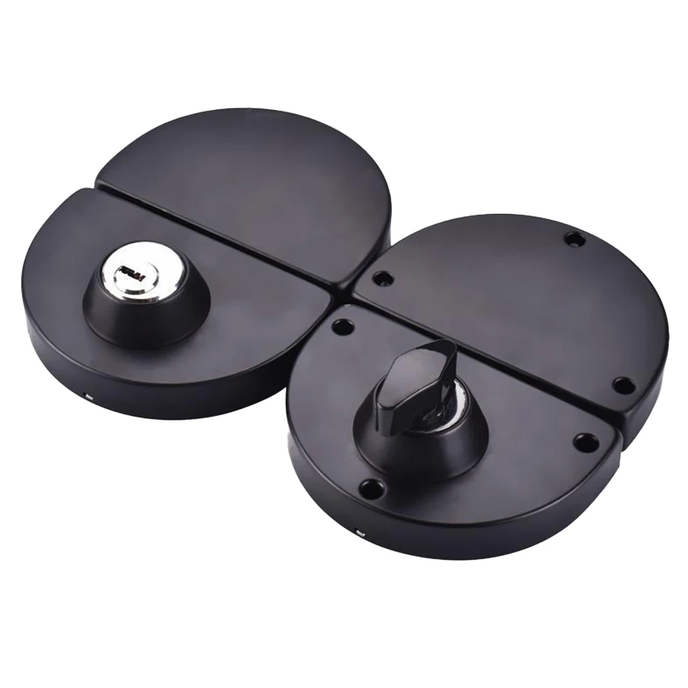 Open Glass Door for Lock Stainless Steel Bolt Sliding Door for Lock Office Glass Door Security Lock Home Hardware