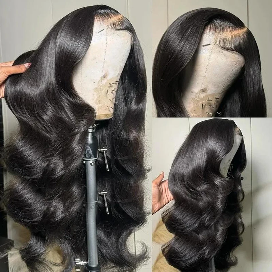 

24Inch 13x4 Lace Front Wigs Human Hair 180% Density Body Wave Lace Frontal Wigs Human Hair Natural Color Wigs for Women On Sale