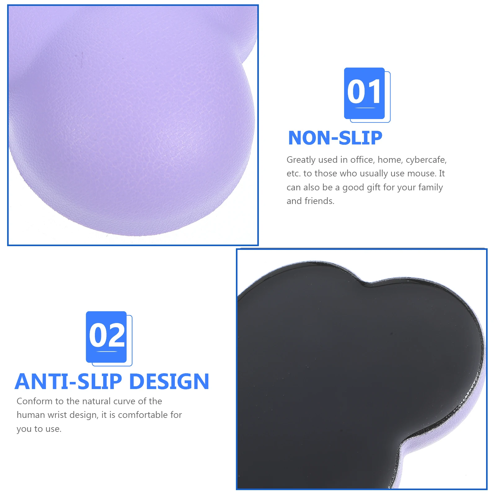 

Подставка для мыши из пены с эффектом памяти, подставка для запястья, мягкий эргономичный дизайн, удобная для игрового офиса, подставка для запястья, коврик для мыши, игровой коврик