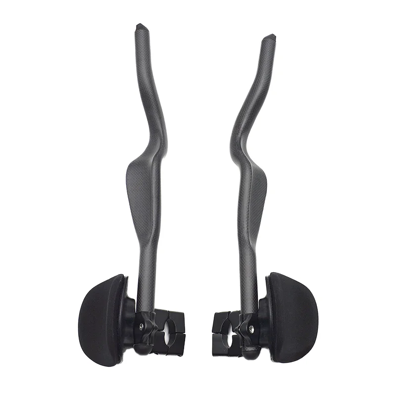 New 30-degree Irregular Carbon Fiber Flat Handlebar for Road Bike Rest Assistance with Special Windproof Features
