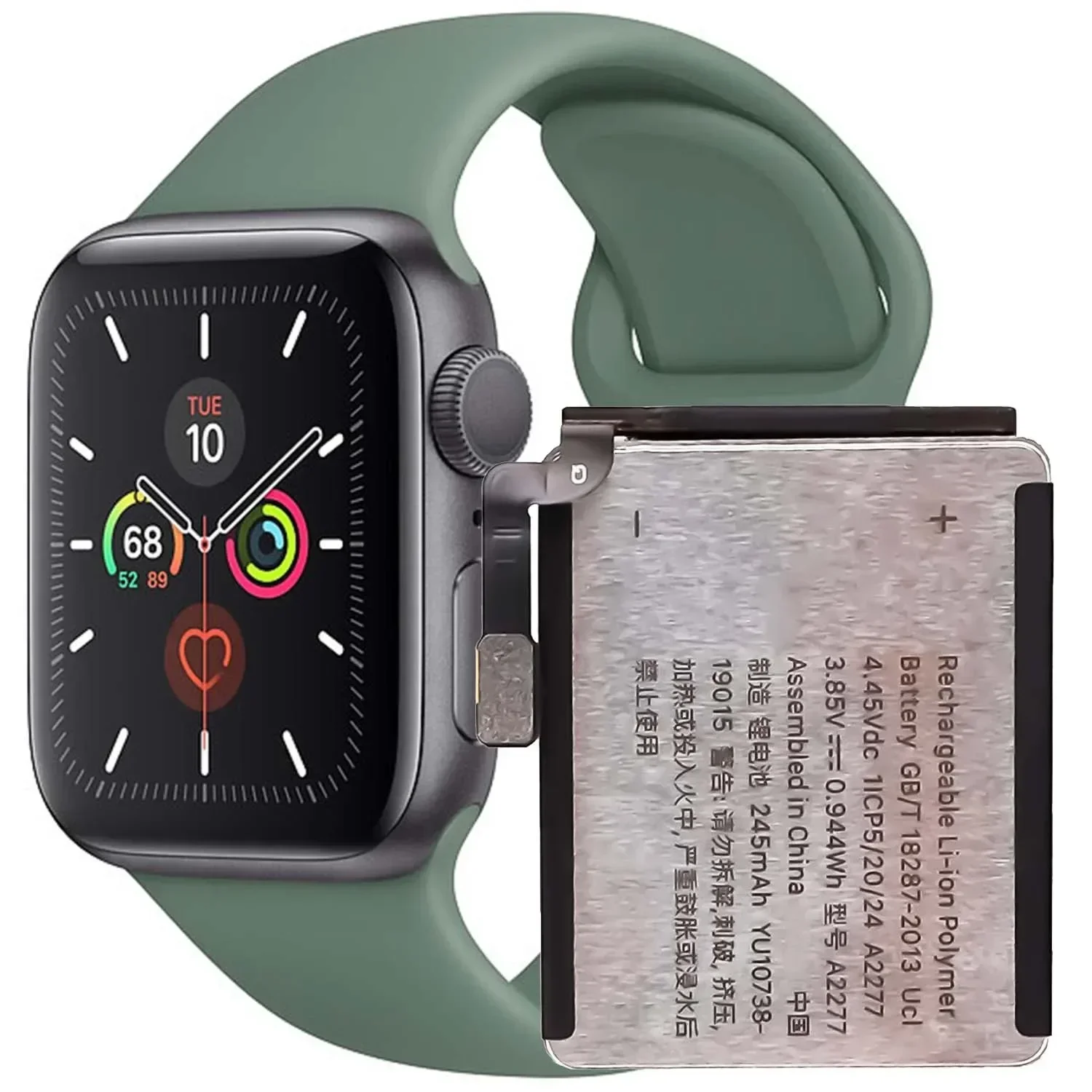 

A2277 Новая сменная батарея для часов Iphone Apple Watch Series 5-40 мм, высококачественные аккумуляторы для часов 245 мАч