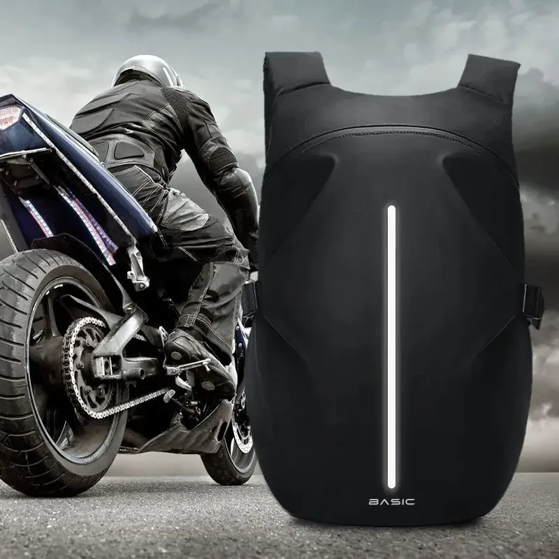 

Riding Backpack Motorcycle Helmet Backpack Women's Motorcycle Travel Knight Bag Water-repellent Travel Bag Men's Large Capacity