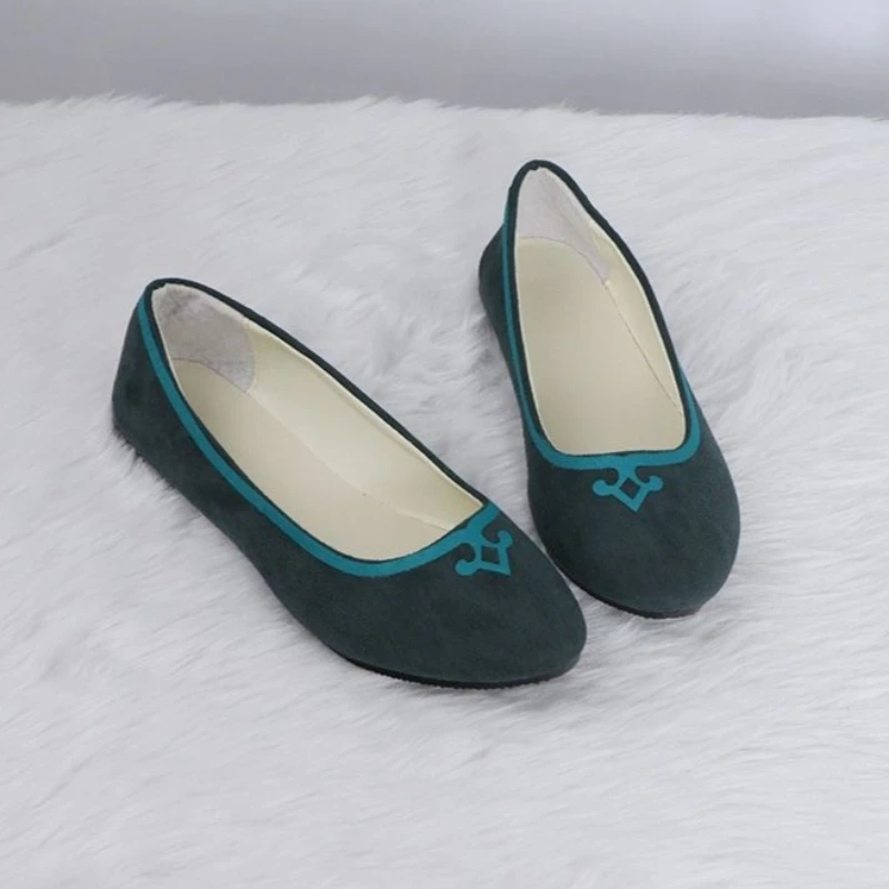 Anime Apothecary Diariy Coser Cat Maomao Cosplay Shoes Chinese Style Role playing green shoes for women girl