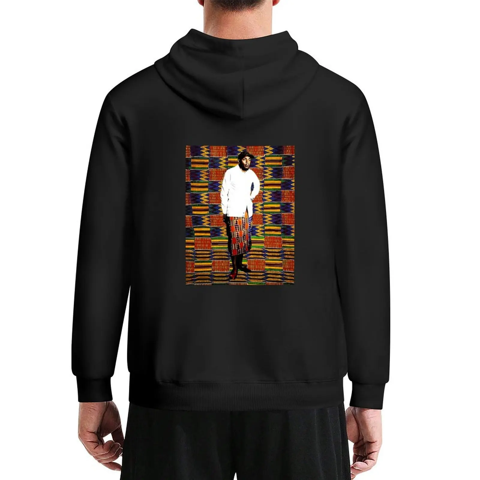 

Mos Def in Kente Cloth Hoodie korean autumn clothes winter clothes autumn clothes aesthetic clothing japanese hoodie
