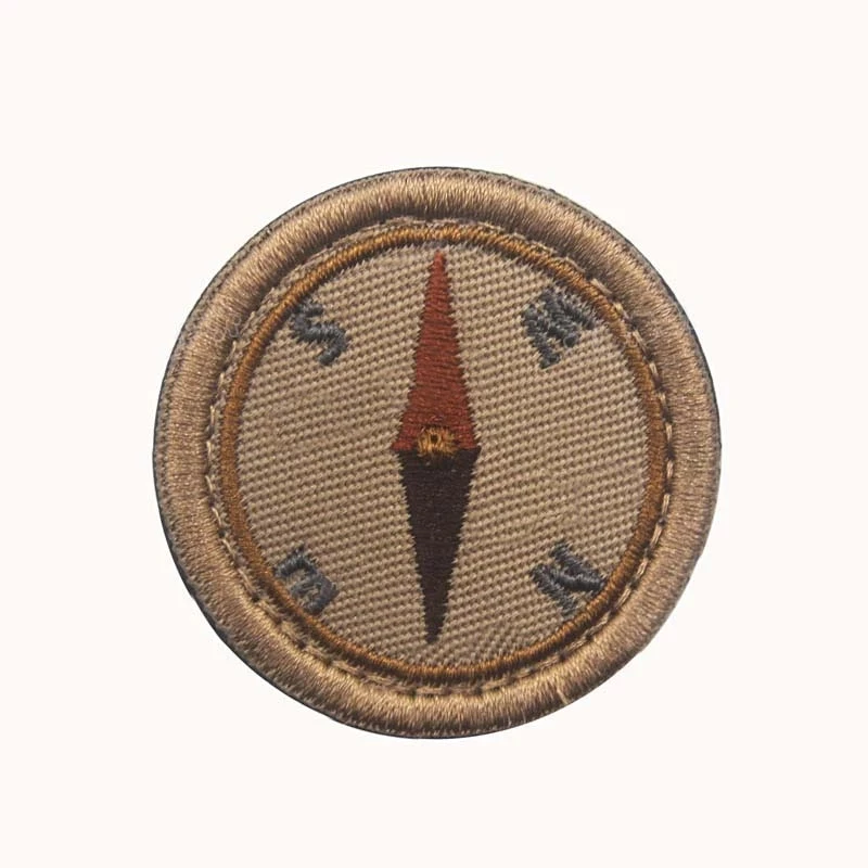 4CM Round Emblem hook and loop patch The Boy Scouts of USA Embroidery Appliques Badges,Military Tactical Morale Clothes Patches