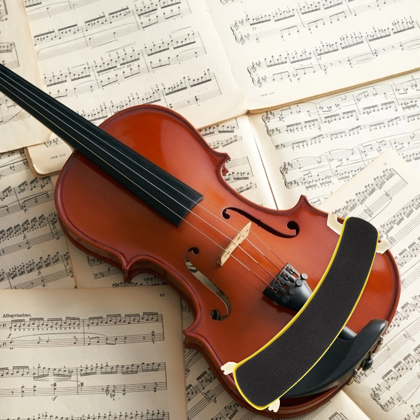 

Music Colored Shoulder Support Child Cushion Rubber Violin Parts and Accessories