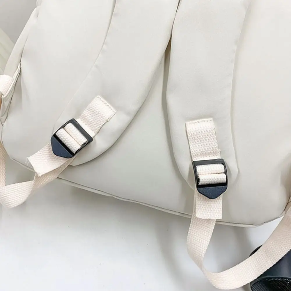 Borsa da scuola per laptop durevole in tinta unita Oxford Zaino impermeabile di grande capacità Zaino semplice Zaino universitario per adolescenti