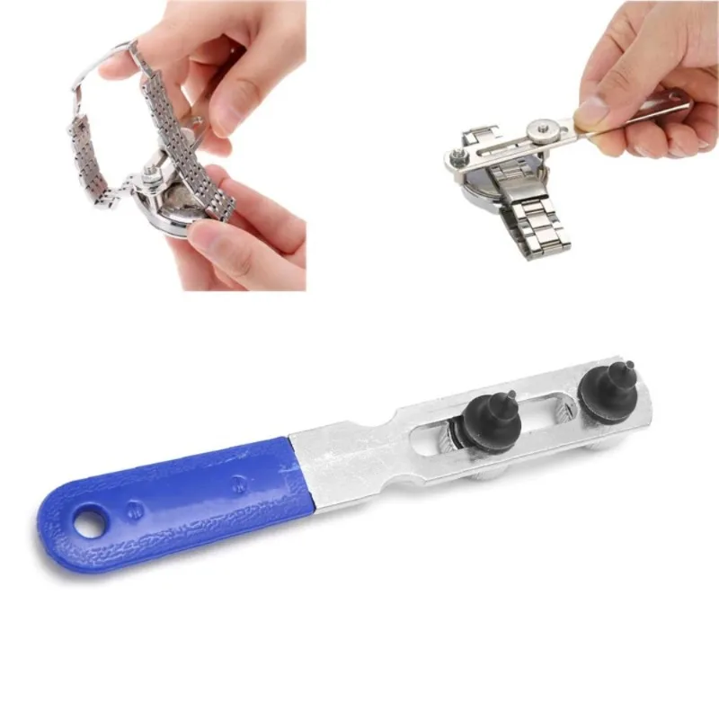 Watch Repair Kit Stainless Steel Adjustable Back Case Opener Cover Remover Screw for Watchmaker Open Battery Change Tool