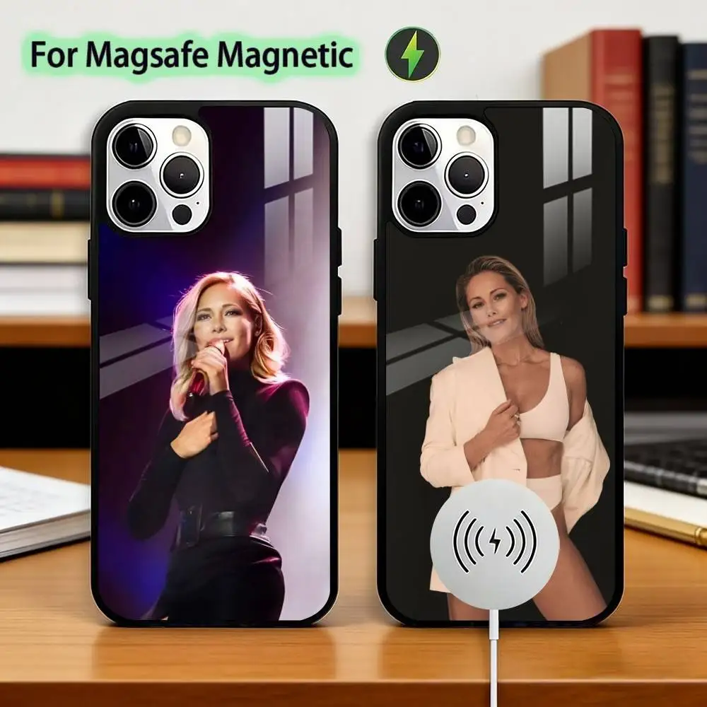 

Helene Fischer S-Singer Phone Case For iPhone17,16,15,14,13,12,11 Plus,Pro Magnetic with Magsafe Wireless Charging